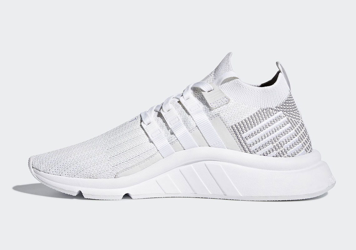 Sepatu Sneakers Adidas EQT Support ADV Mid 2018 White Grey