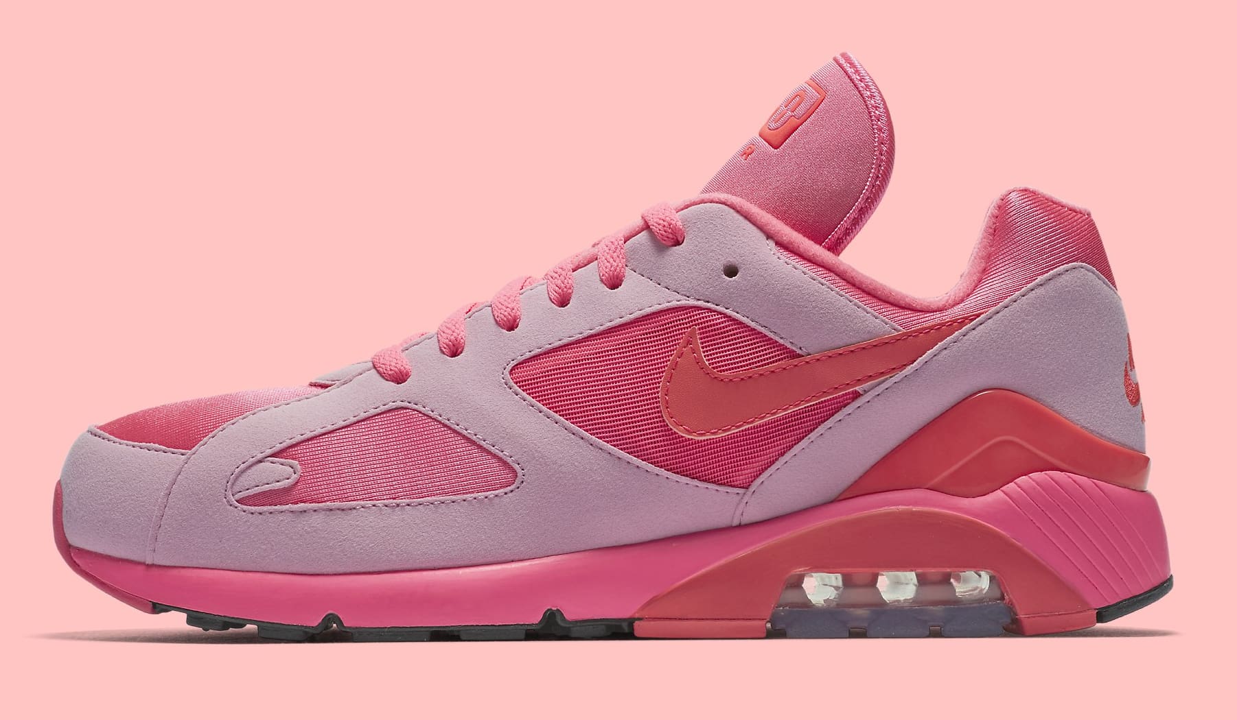 Sepatu Nike Air Max 180 x Comme des Garcons CDG 2018 - Pink Rise